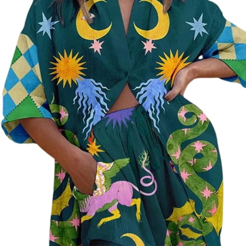 Funky linen set